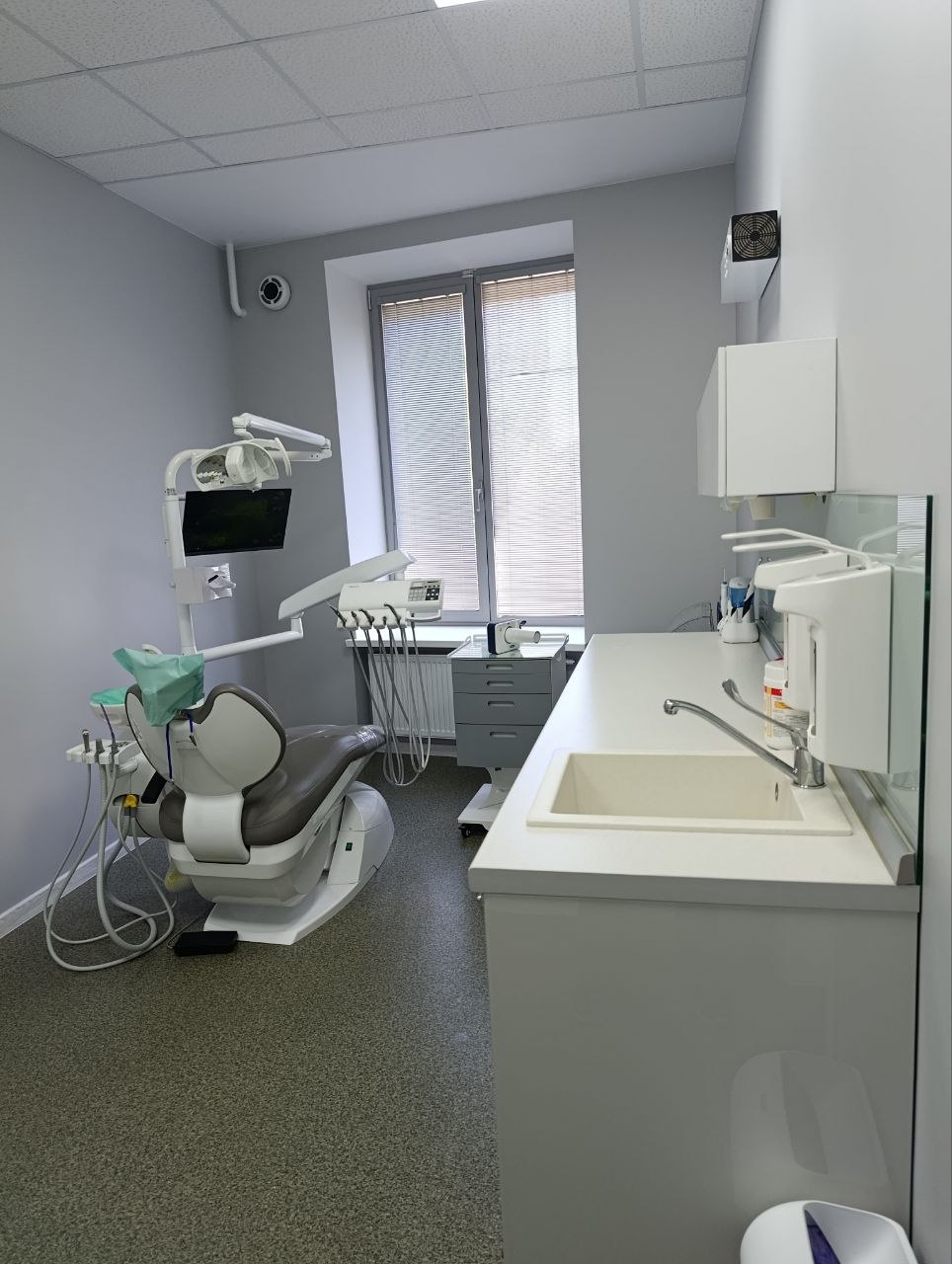 Dental surgery inside the clinic in Chornomorsk